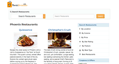 Desktop Screenshot of phoenixrestaurants.com